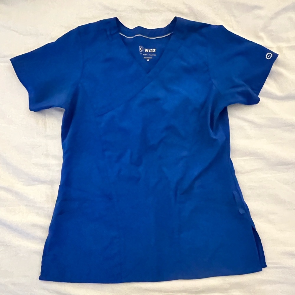Royal blue scrubs